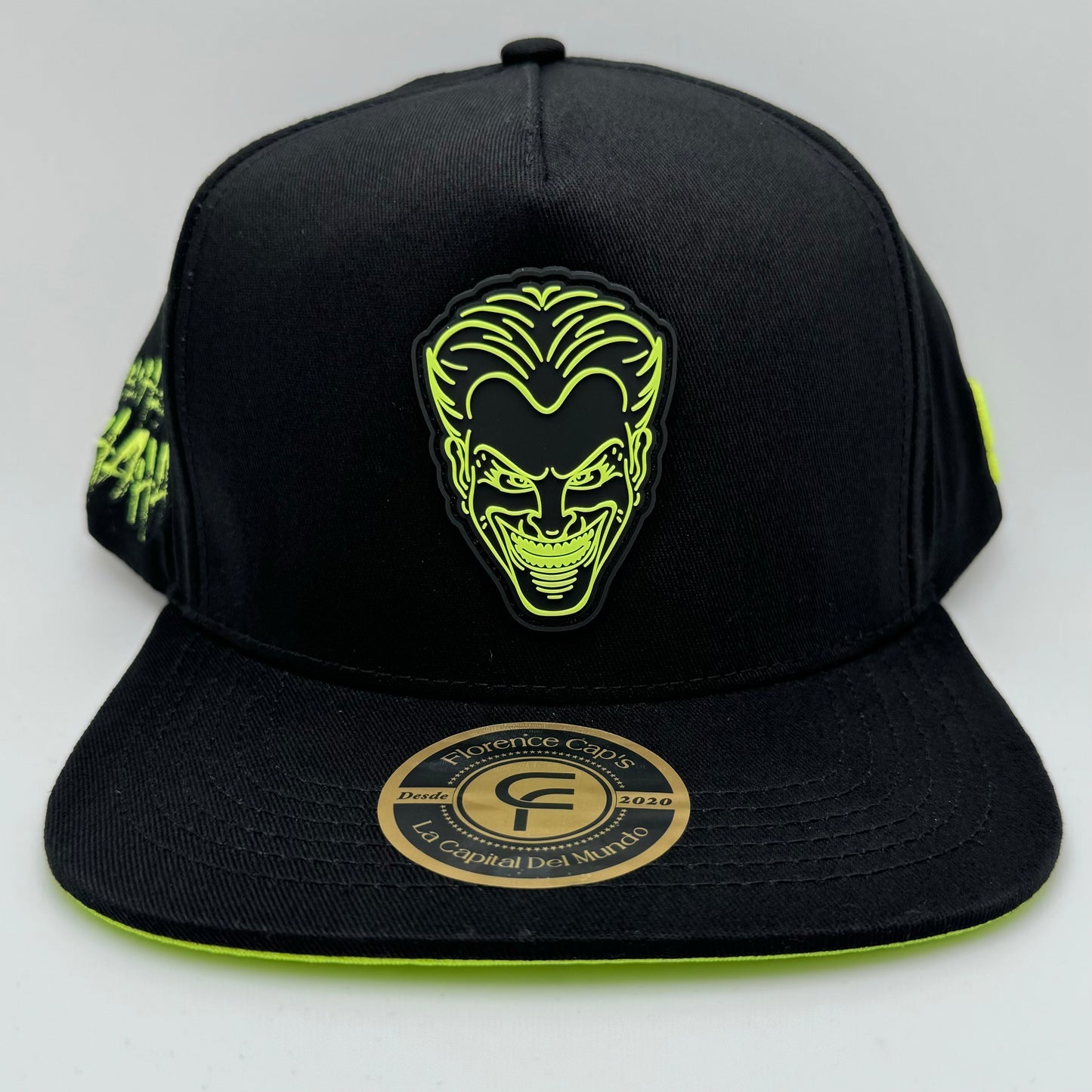 Neon Green Joker Cap