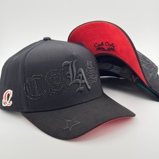 Limited Edition Black/Red LA Curved Cap