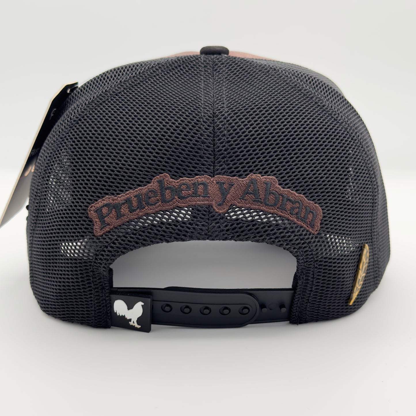 Brown Golden Rooster Mesh Cap