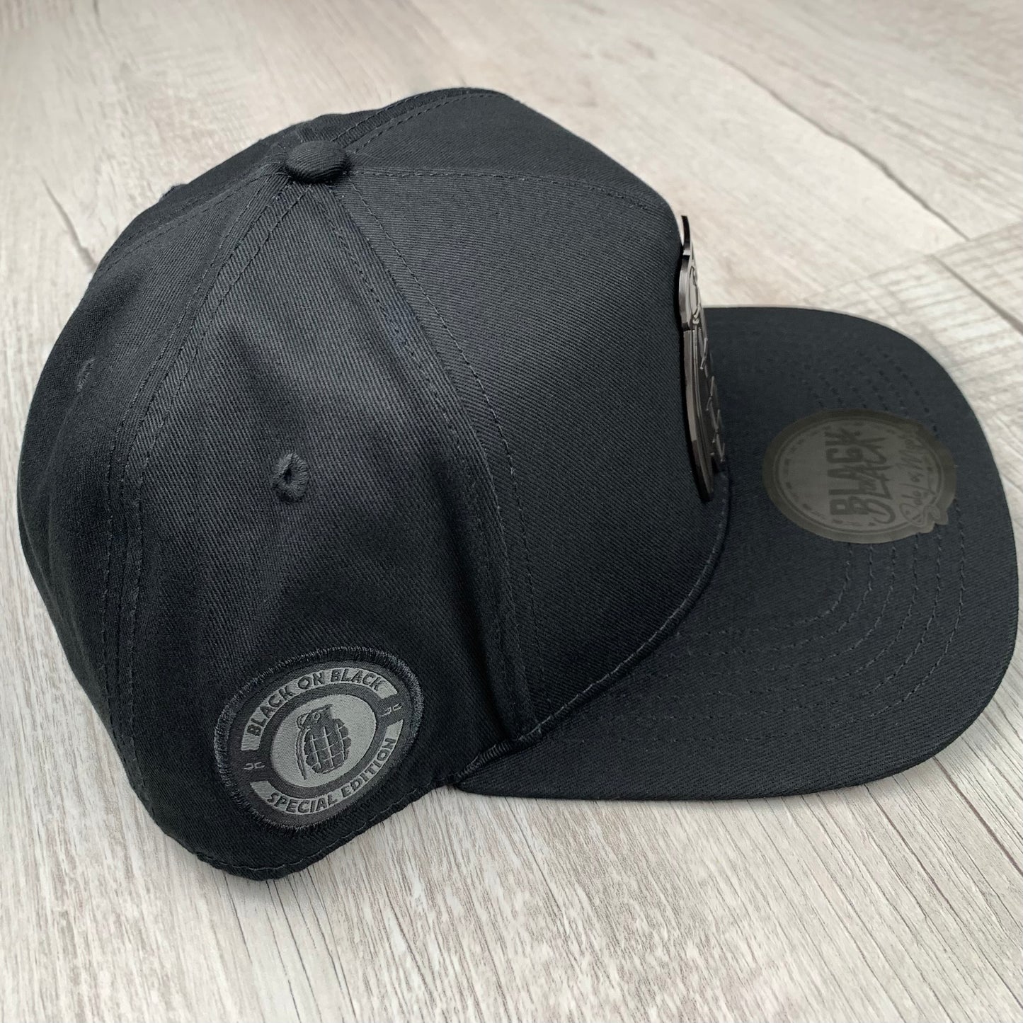 Black on Black Grenade Cap
