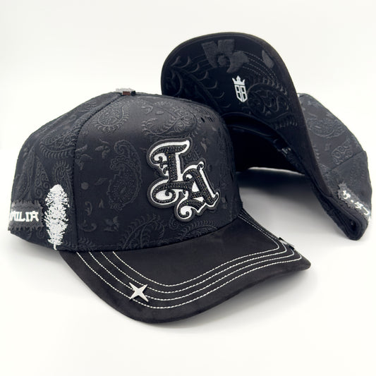 Black/White LA “Familia” Cap
