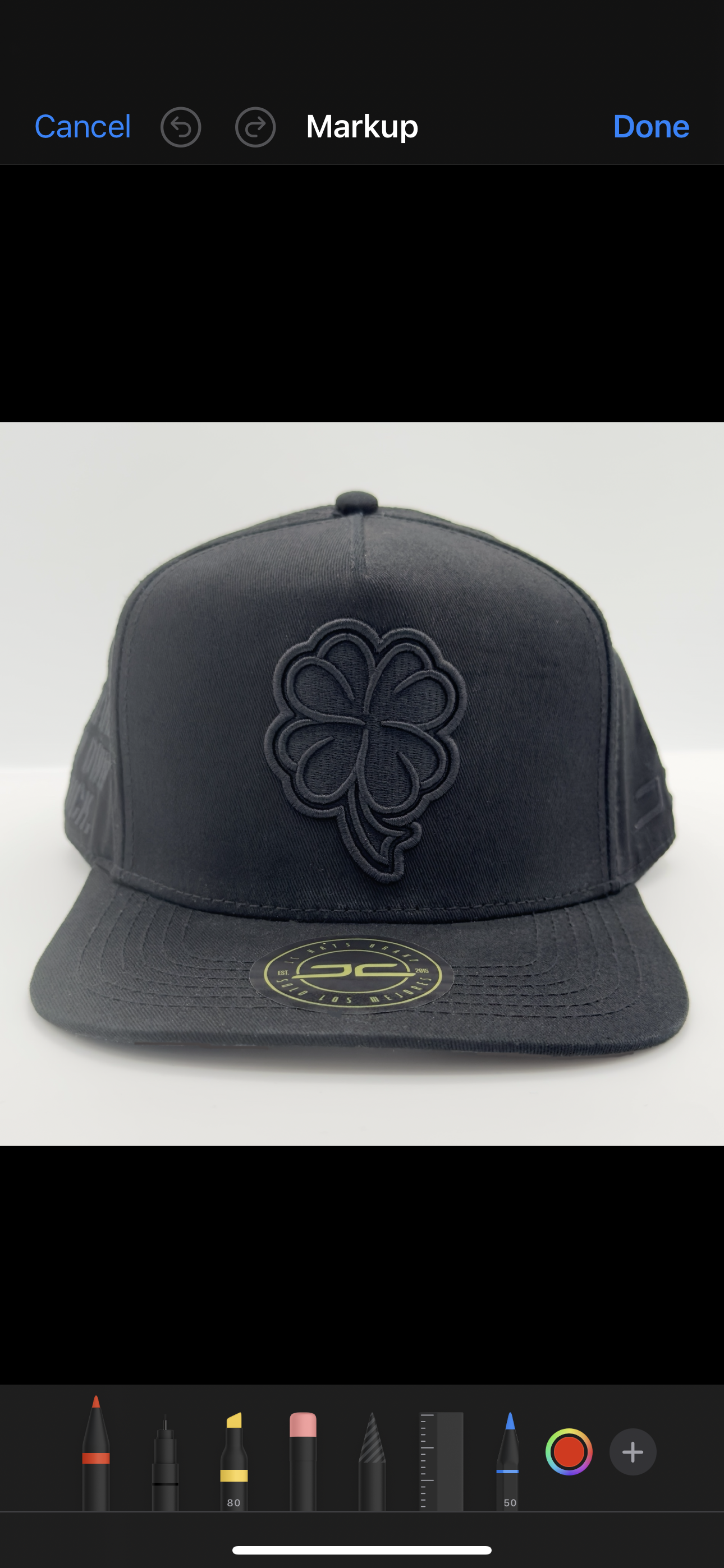 [CLEARANCE1] Black Clover Flat Cap