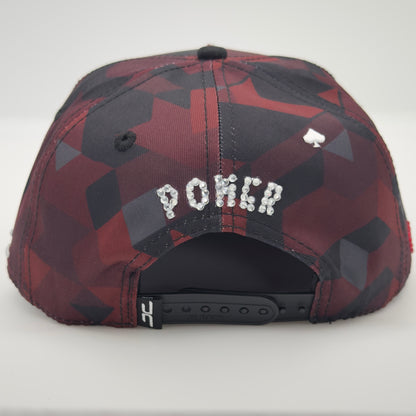 Diamond Edition Red Camo Poker Cap