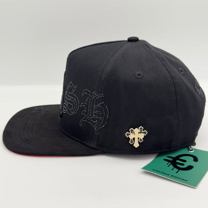Special Edition Black/Red LA Flat Cap