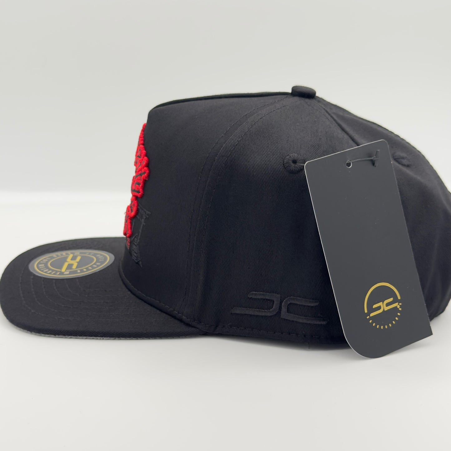 Black University of Life Flat Cap