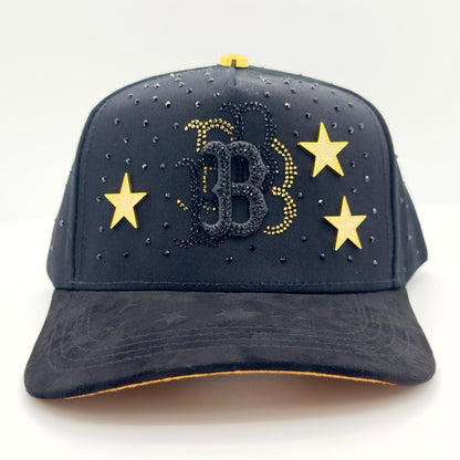 Black/Yellow B Anniversary Golden Pins Cap