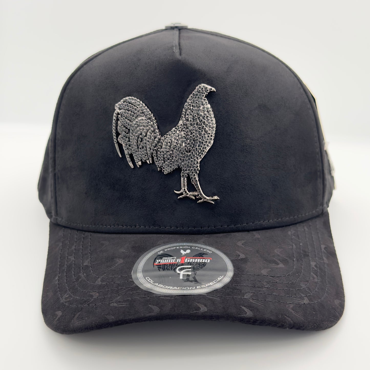 Black Diamond Edition Silver Rooster Curved Cap
