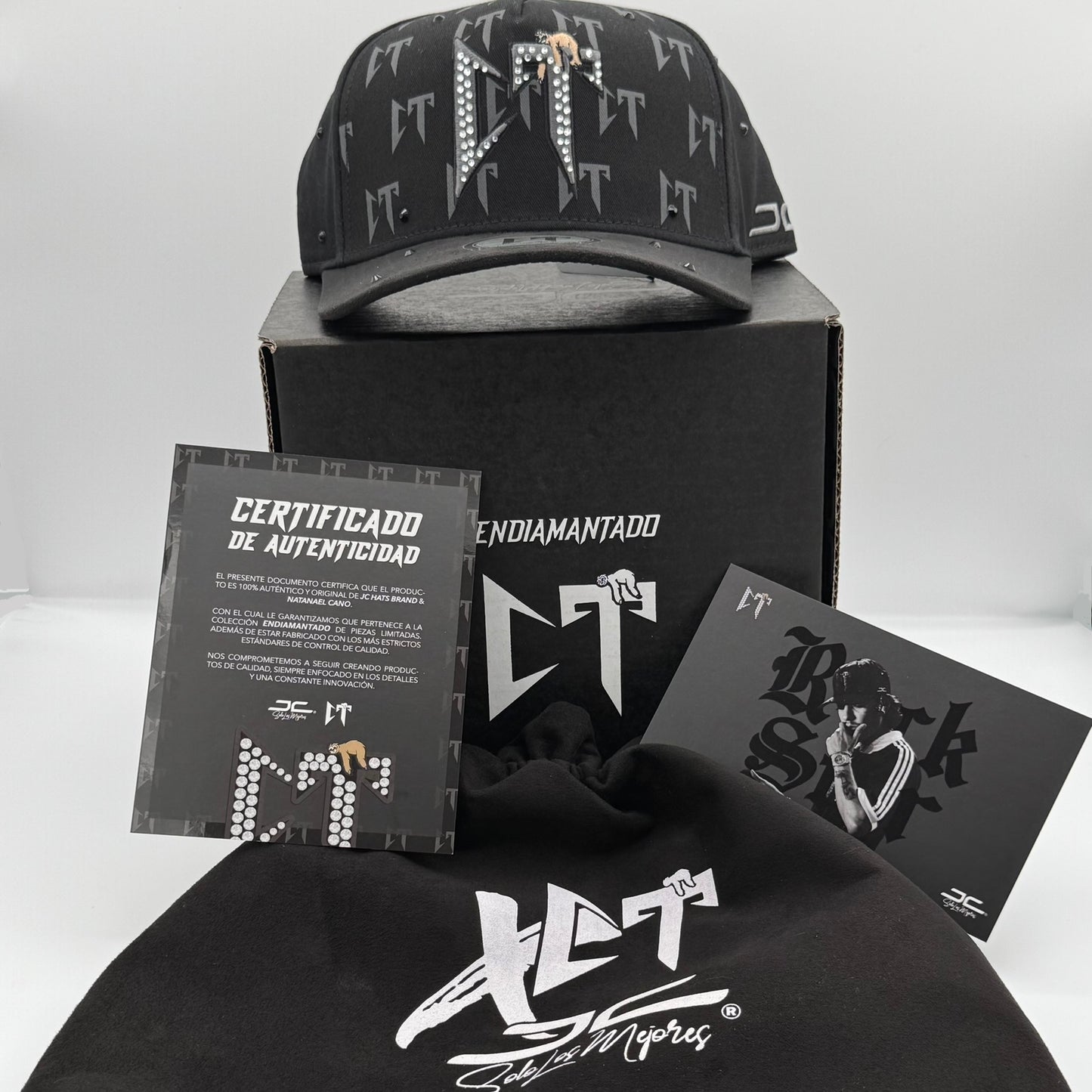 [Clearance2] CT Endiamantado Semi-Curved Luxury Cap FULL SET