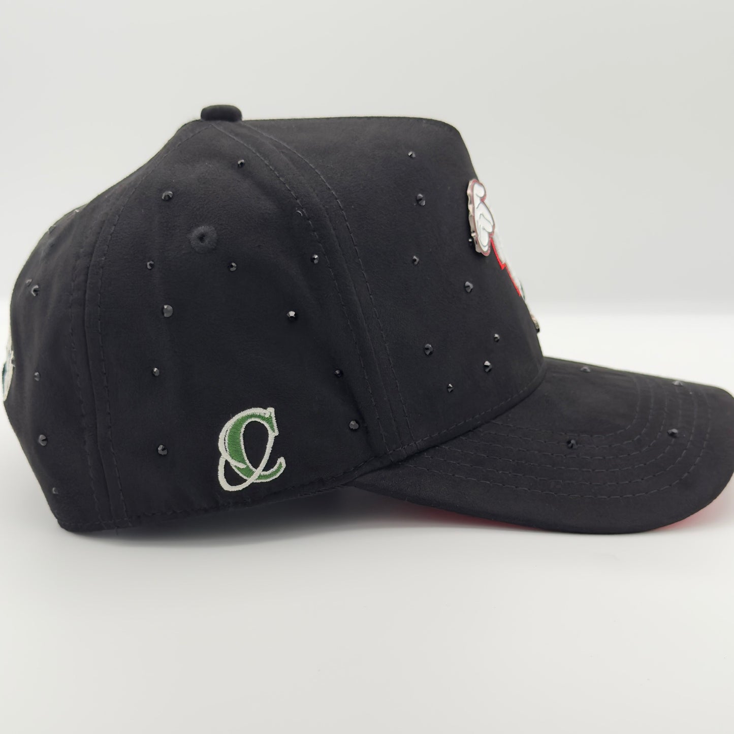 Diamonded Reverse LA Semi-Curved Cap