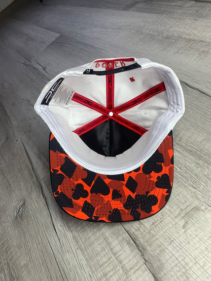 White Poker Cap
