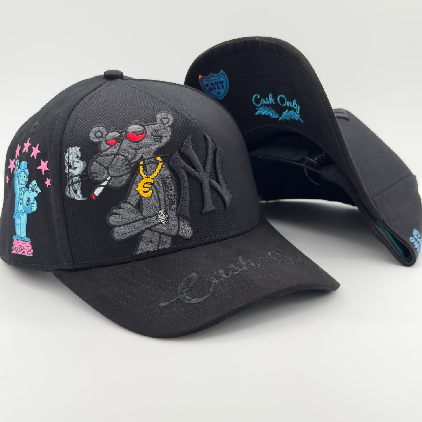Black Panther NY Semi-Curved Cap