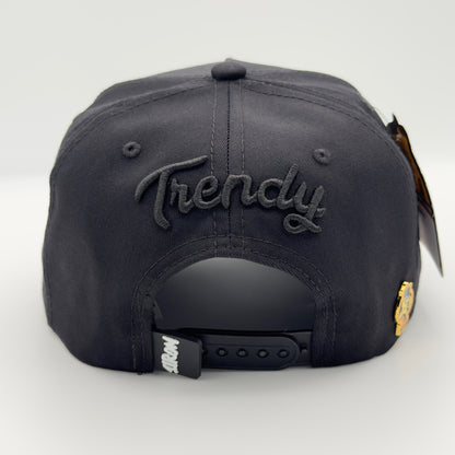 Luxury Lucky Black Clover Curved Cap