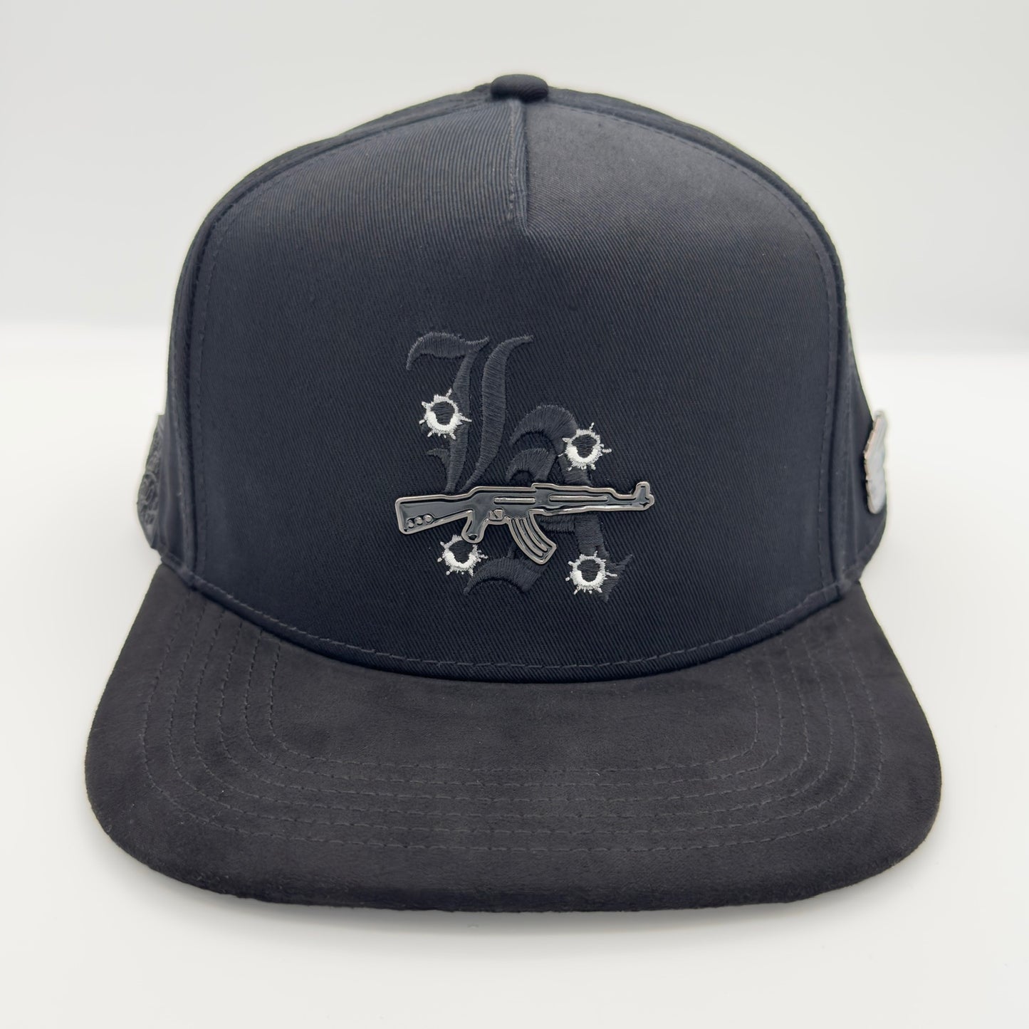 Black LA Guns Flat Cap