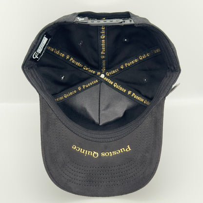 New Edition Black Golden Rooster Semi-Curved Cap