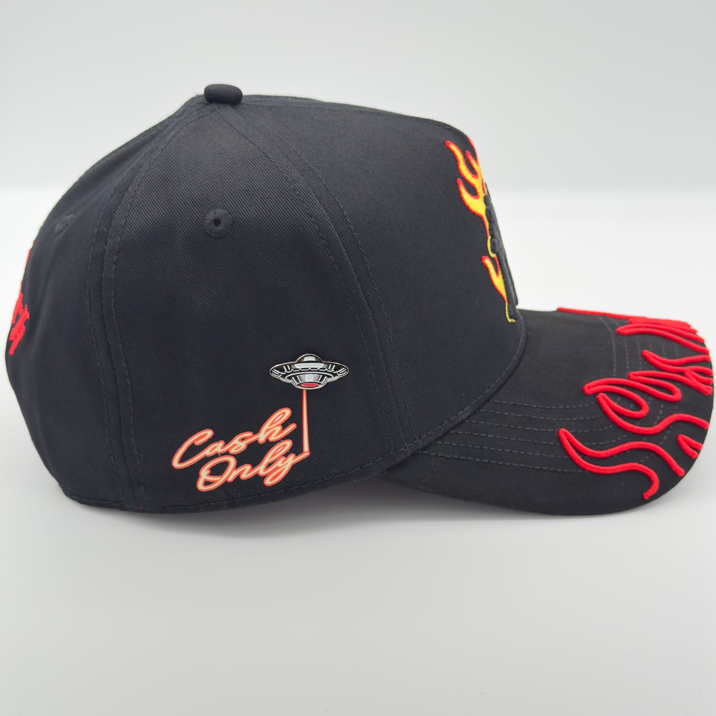 Special Edition NY In Flames Orange Curved Cap