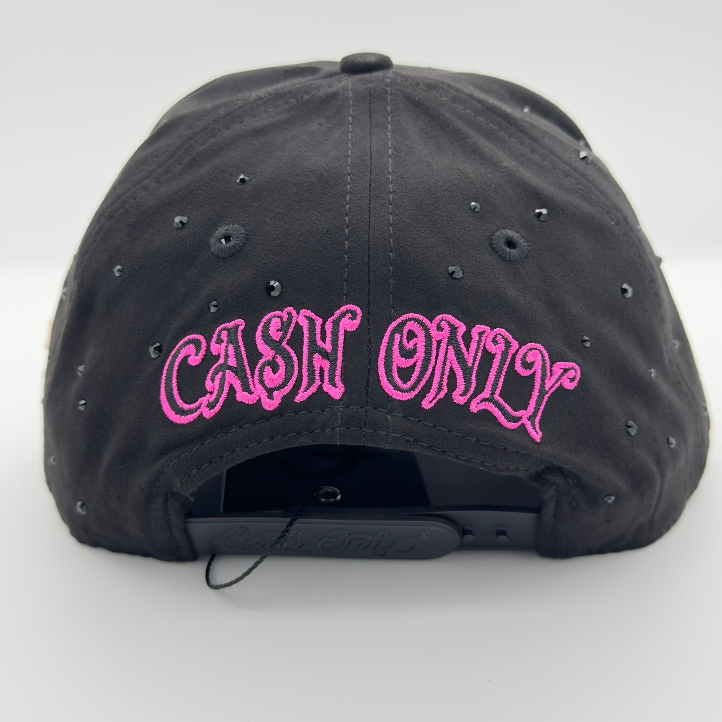 Purple Teddy Black Curved Cap