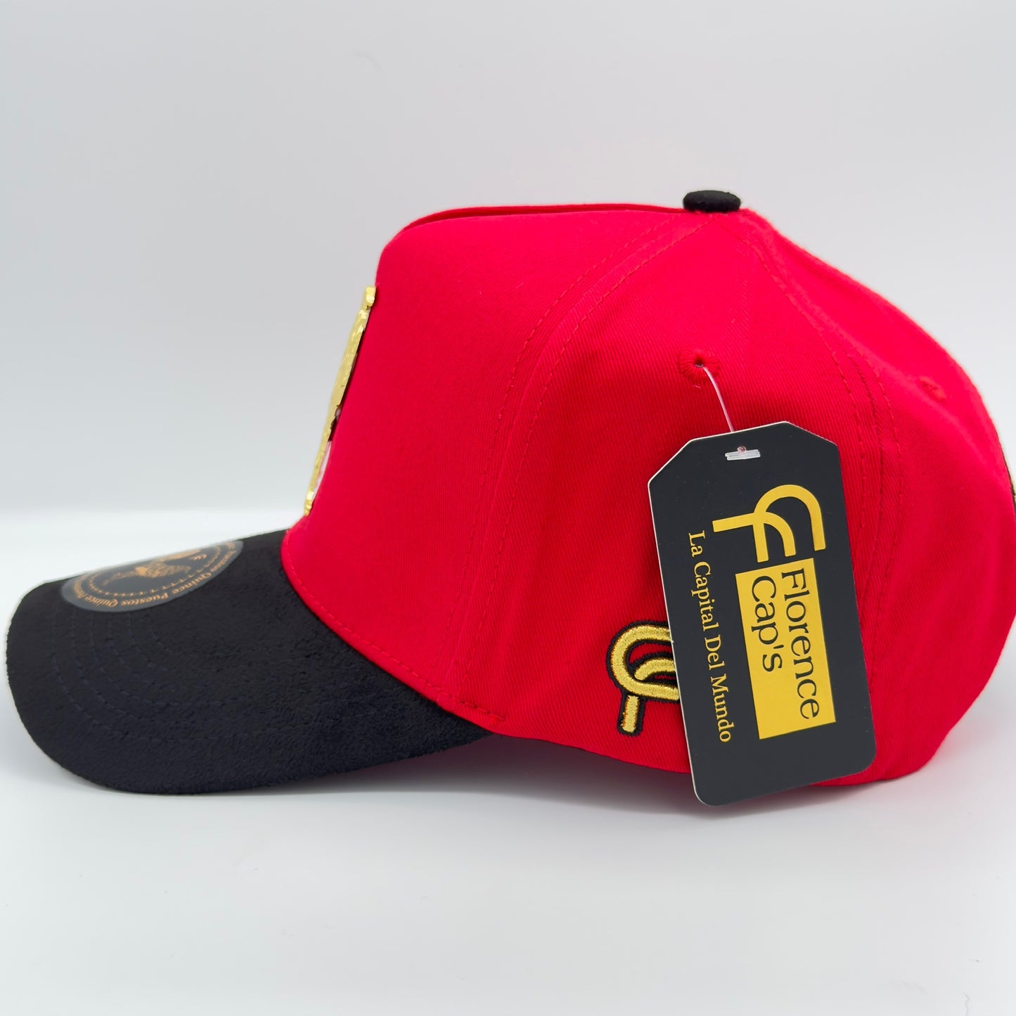 New Edition Red Golden Rooster Semi-Curved Cap