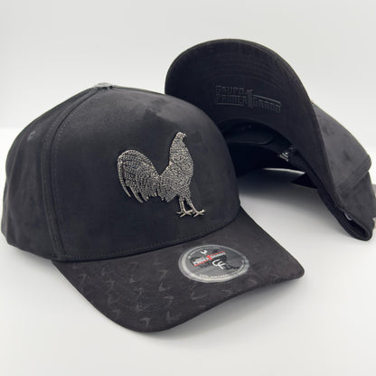 Black Diamond Edition Silver Rooster Curved Cap