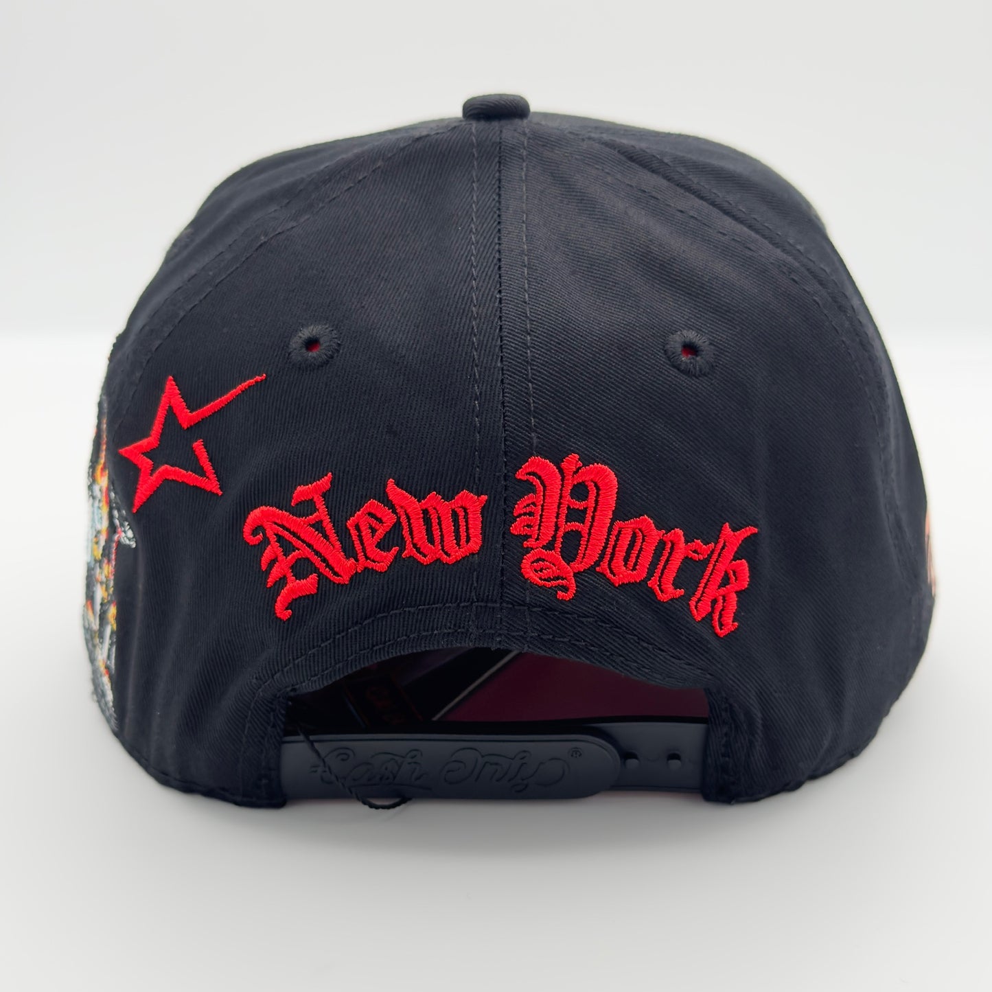 Special Edition NY In Flames Orange Curved Cap