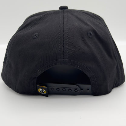 Golden Crown Flat Cap
