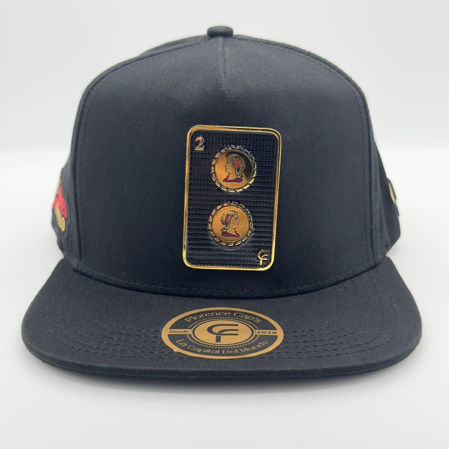 [CLEARANCE] Black Two of Golds Cap
