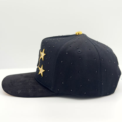Black/Yellow B Anniversary Golden Pins Cap