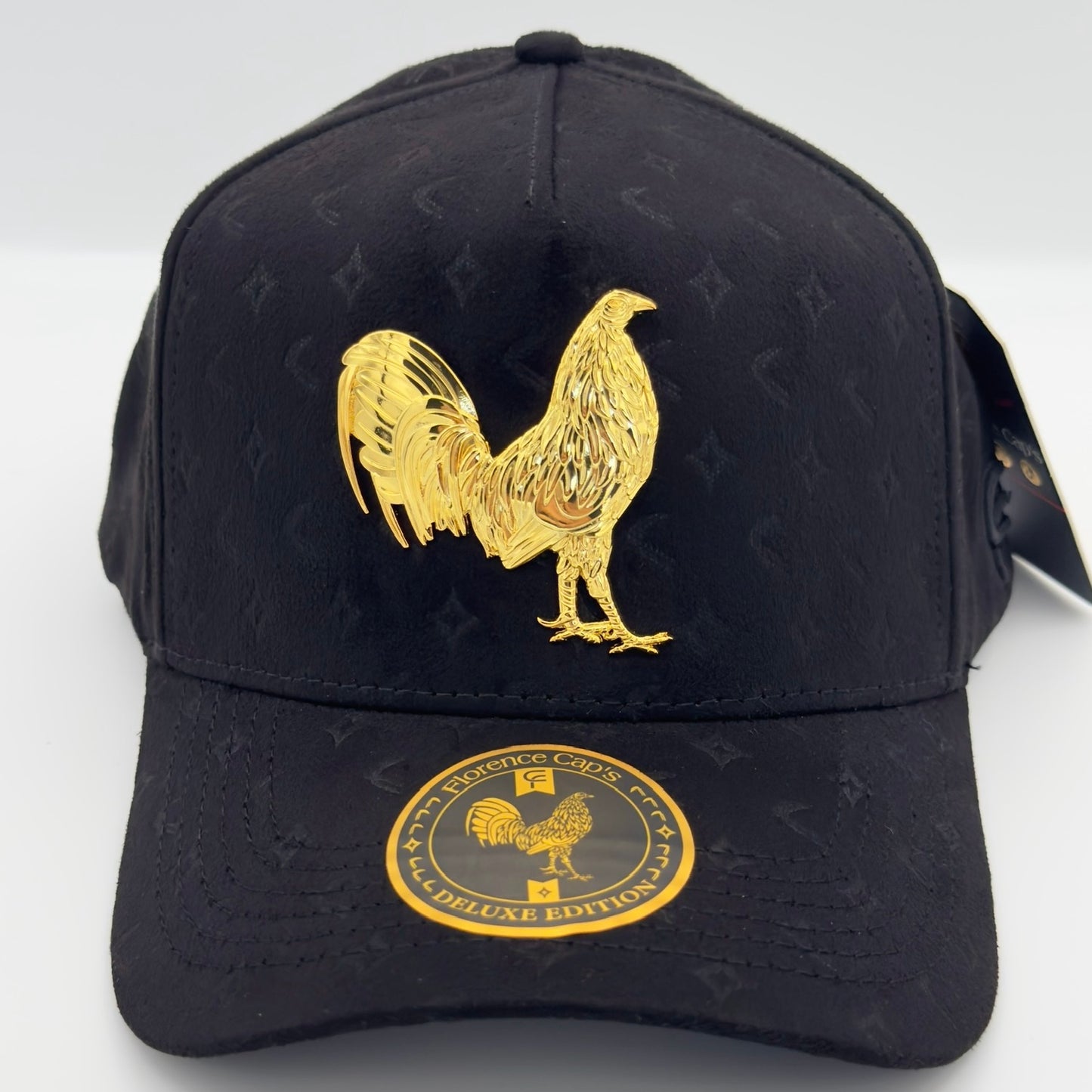 Deluxe Edition Black Golden Rooster Curved Cap