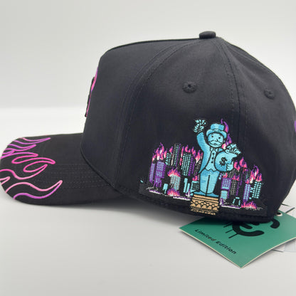 Special Edition NY In Flames Purple Curved Cap