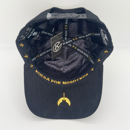 Golden Virgencita Luxury Elegant Semi-Curved Cap