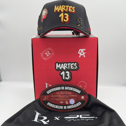 Black Martes 13 LRC x CA Semi-Curved Cap