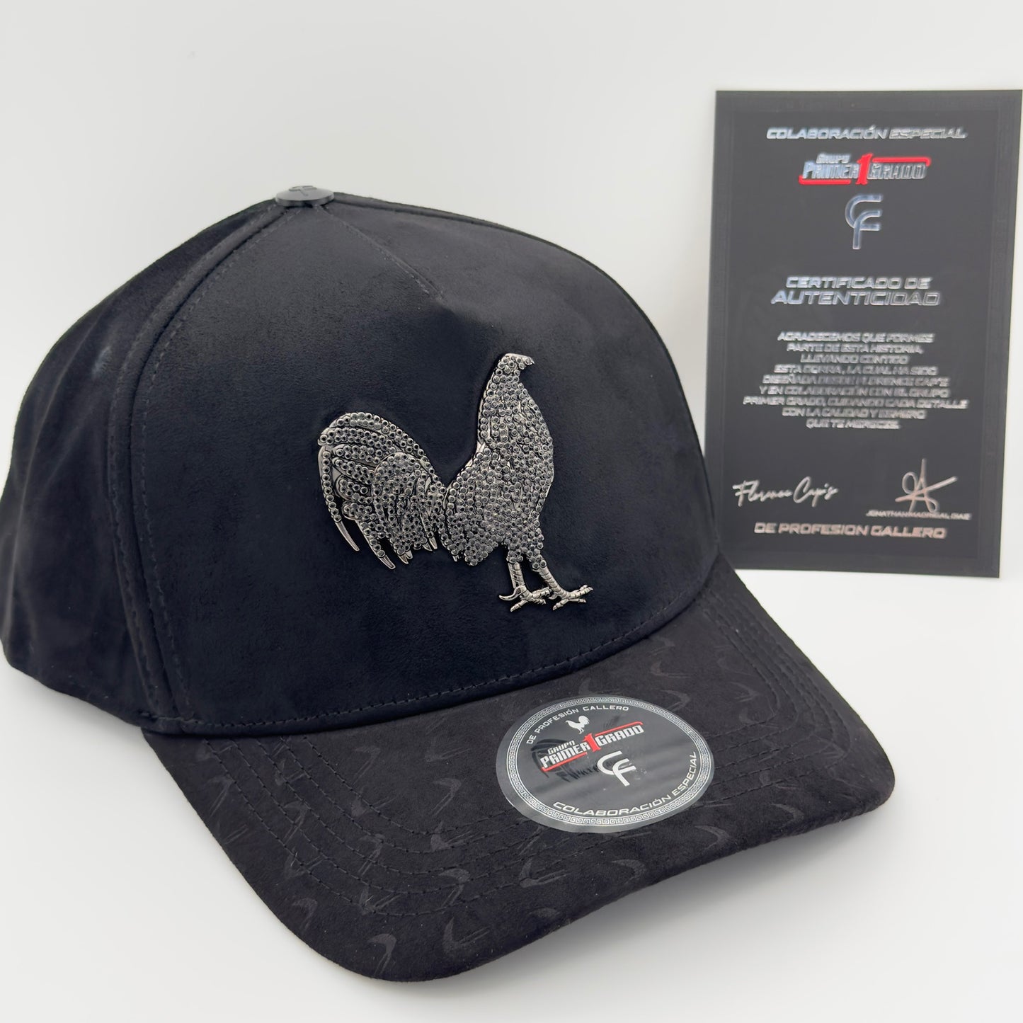 Black Diamond Edition Silver Rooster Curved Cap