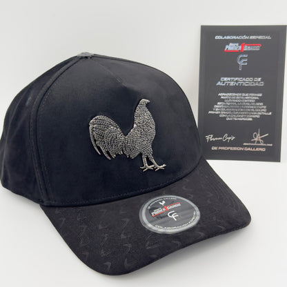 Black Diamond Edition Silver Rooster Curved Cap