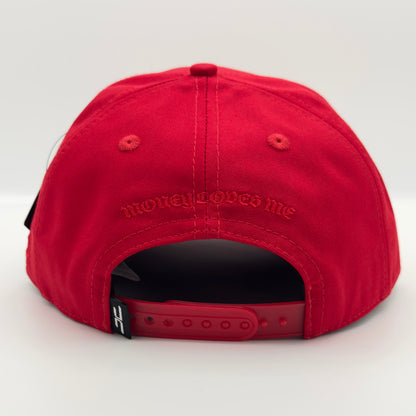 Red Cash Money Flat Cap