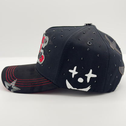 Rico o Muerto Diamonded Black Cap