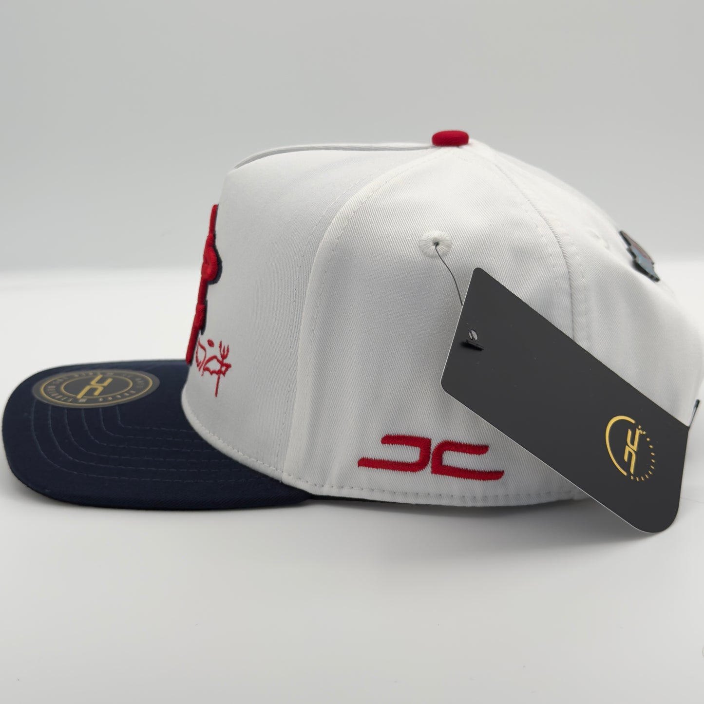 White/Red LA Balance Cap