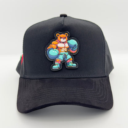 CA Boxing Bear Mesh Semi-Curved Cap