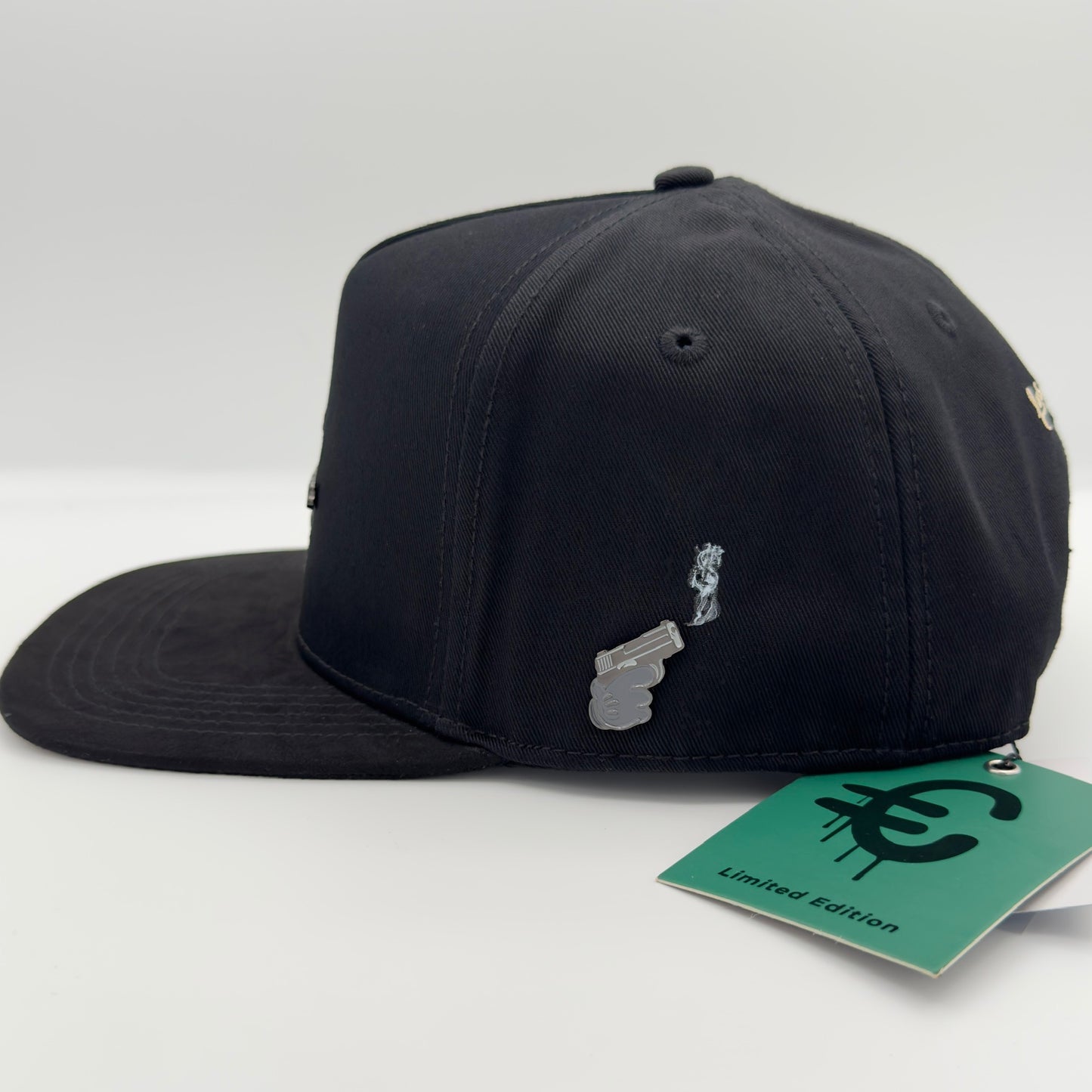 Black LA Guns Flat Cap