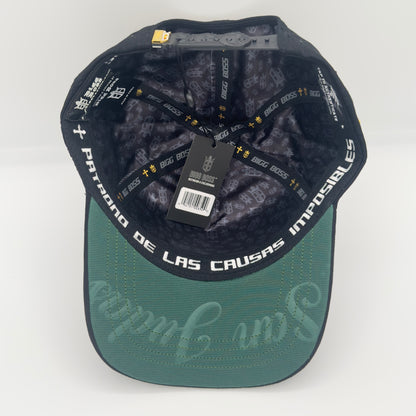 San Judas Luxury Diamonded Semi-Curved Cap