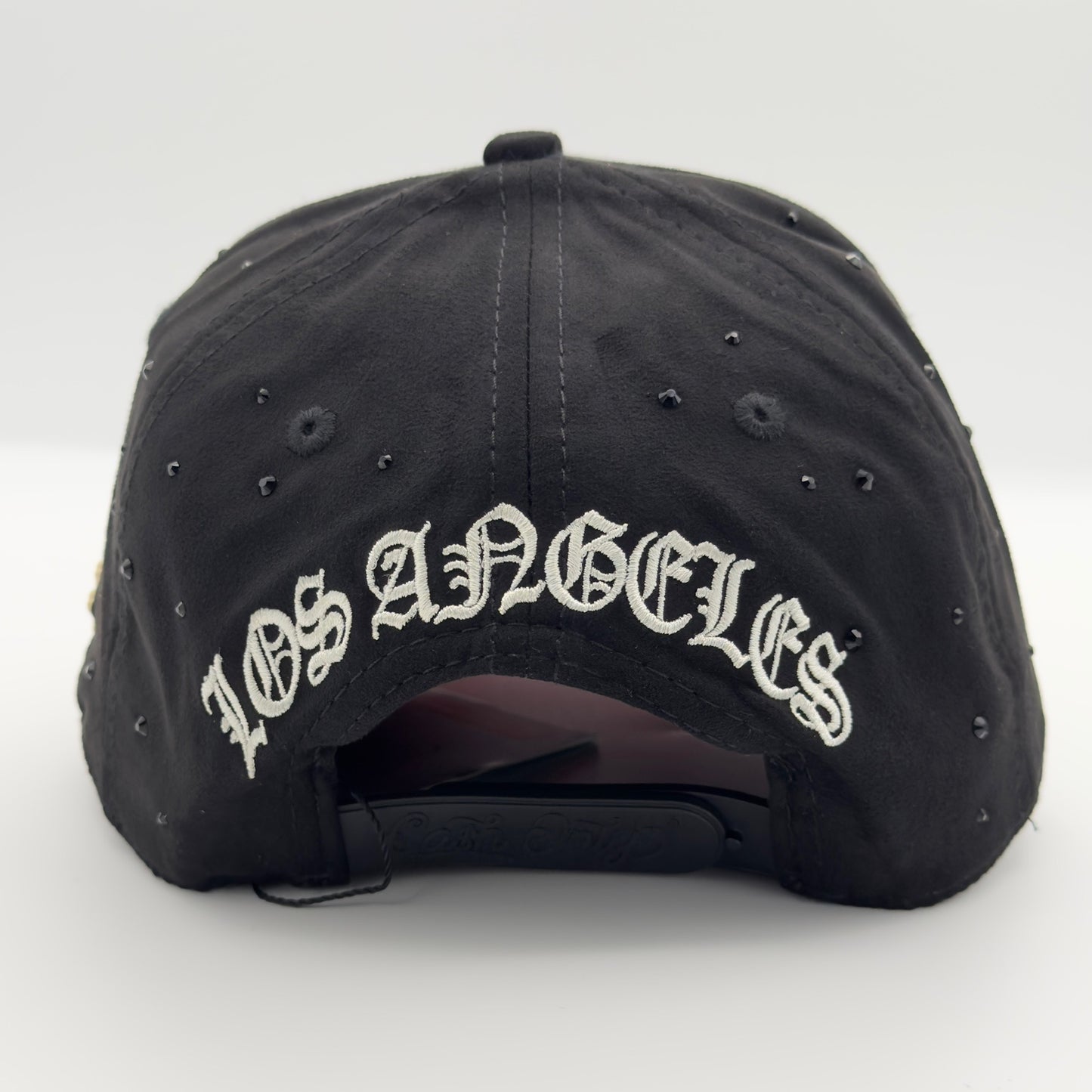 Diamonded Reverse LA Semi-Curved Cap