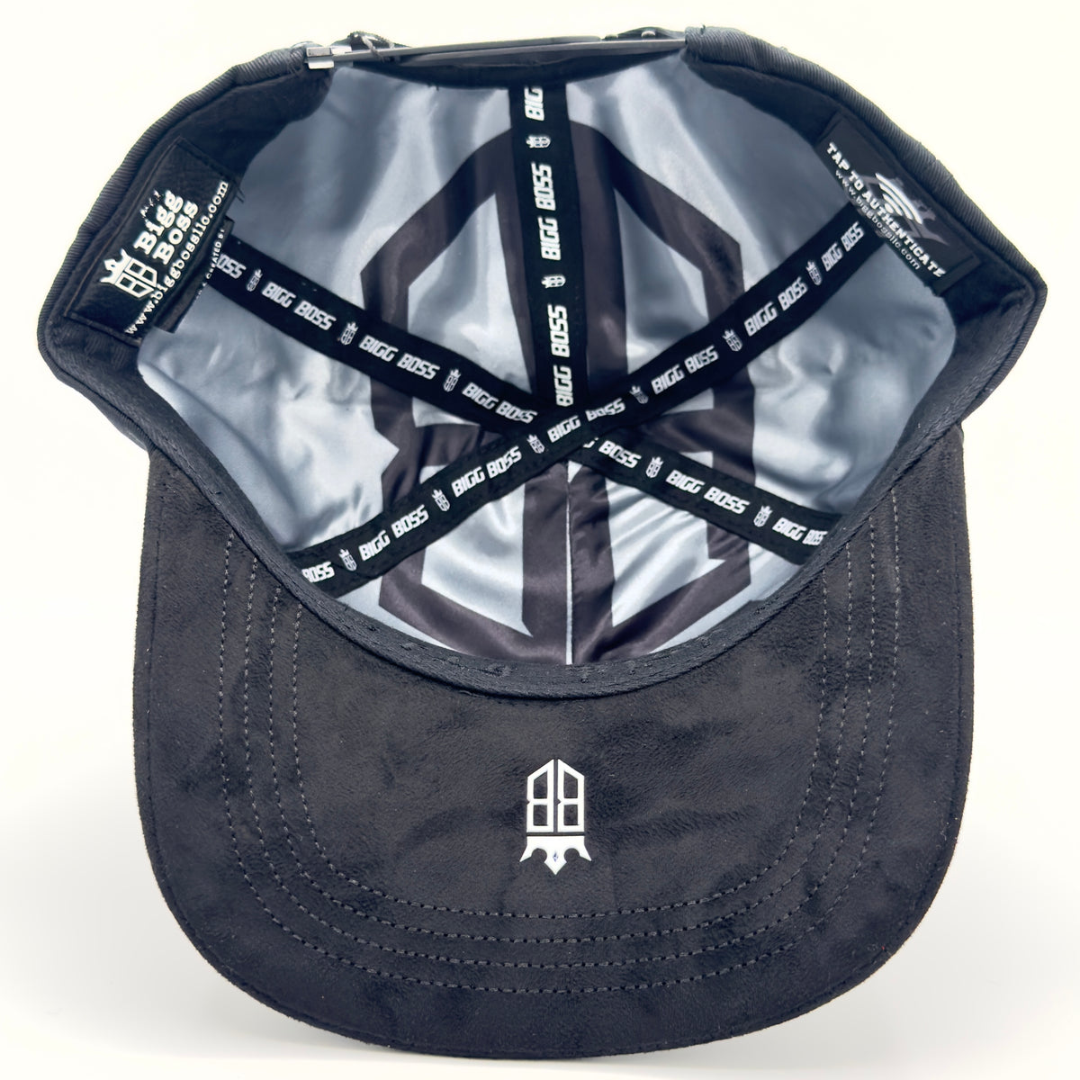 Black B Diamonded Luxury Elegant Angel Wings Cap