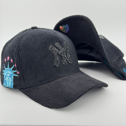 NY Bling Curved Cap