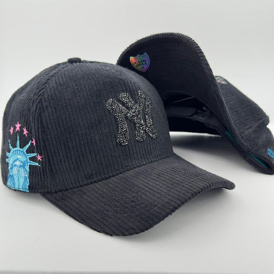 NY Bling Curved Cap
