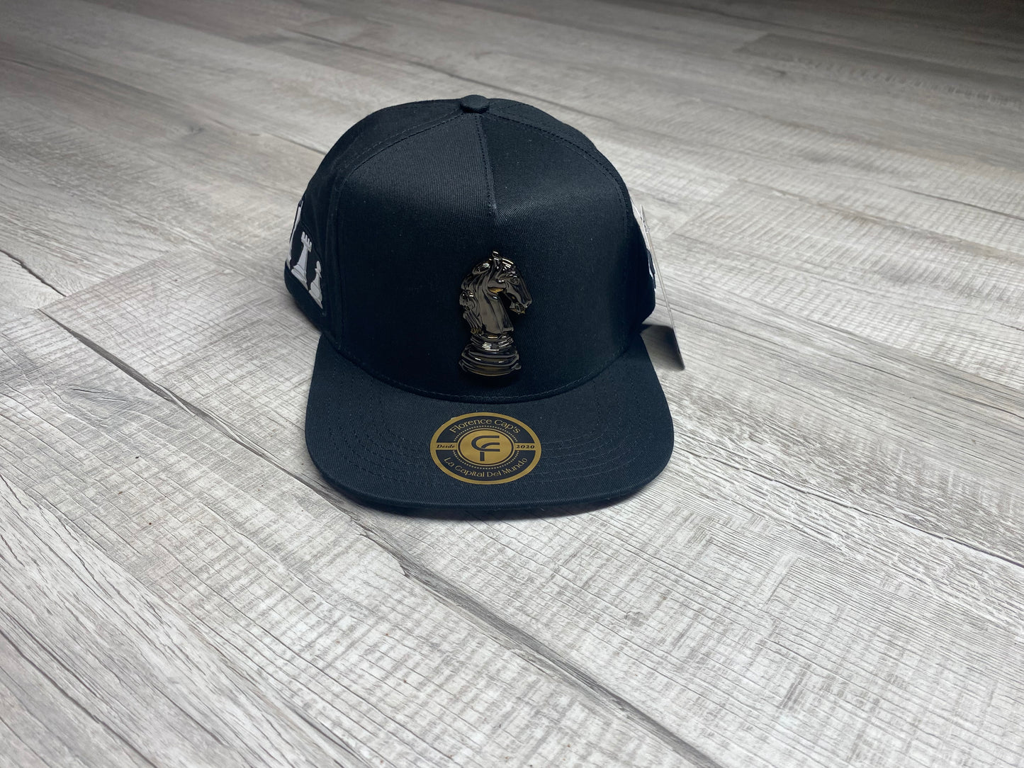 Black Checkmate Cap