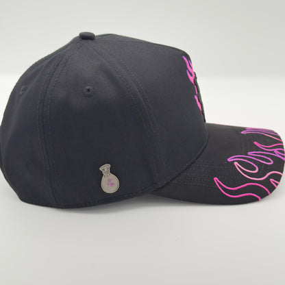Special Edition NY In Flames Purple Curved Cap