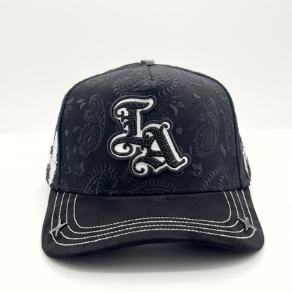 Black/White LA “Familia” Cap