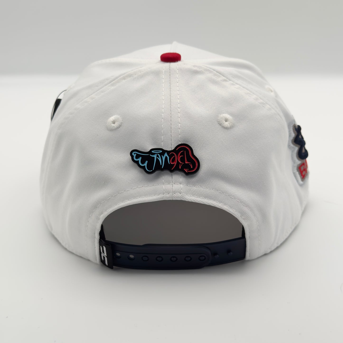 White/Red LA Balance Cap