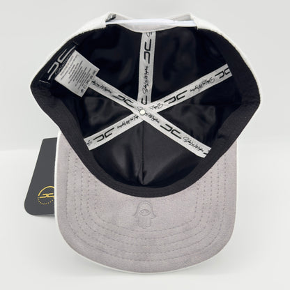 White Cash Money Flat Cap