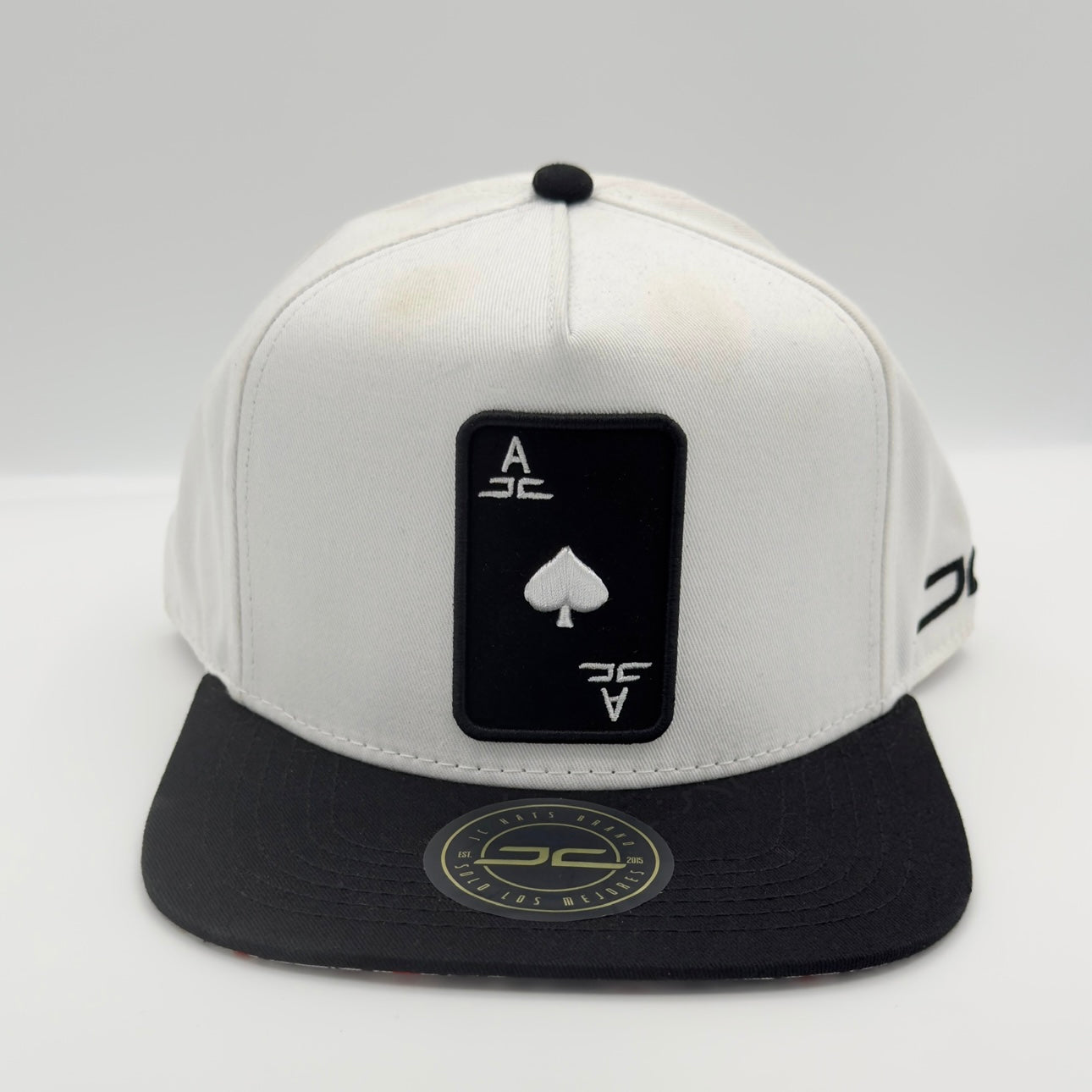 [CLEARANCE] White Ace of Spades Flat Cap