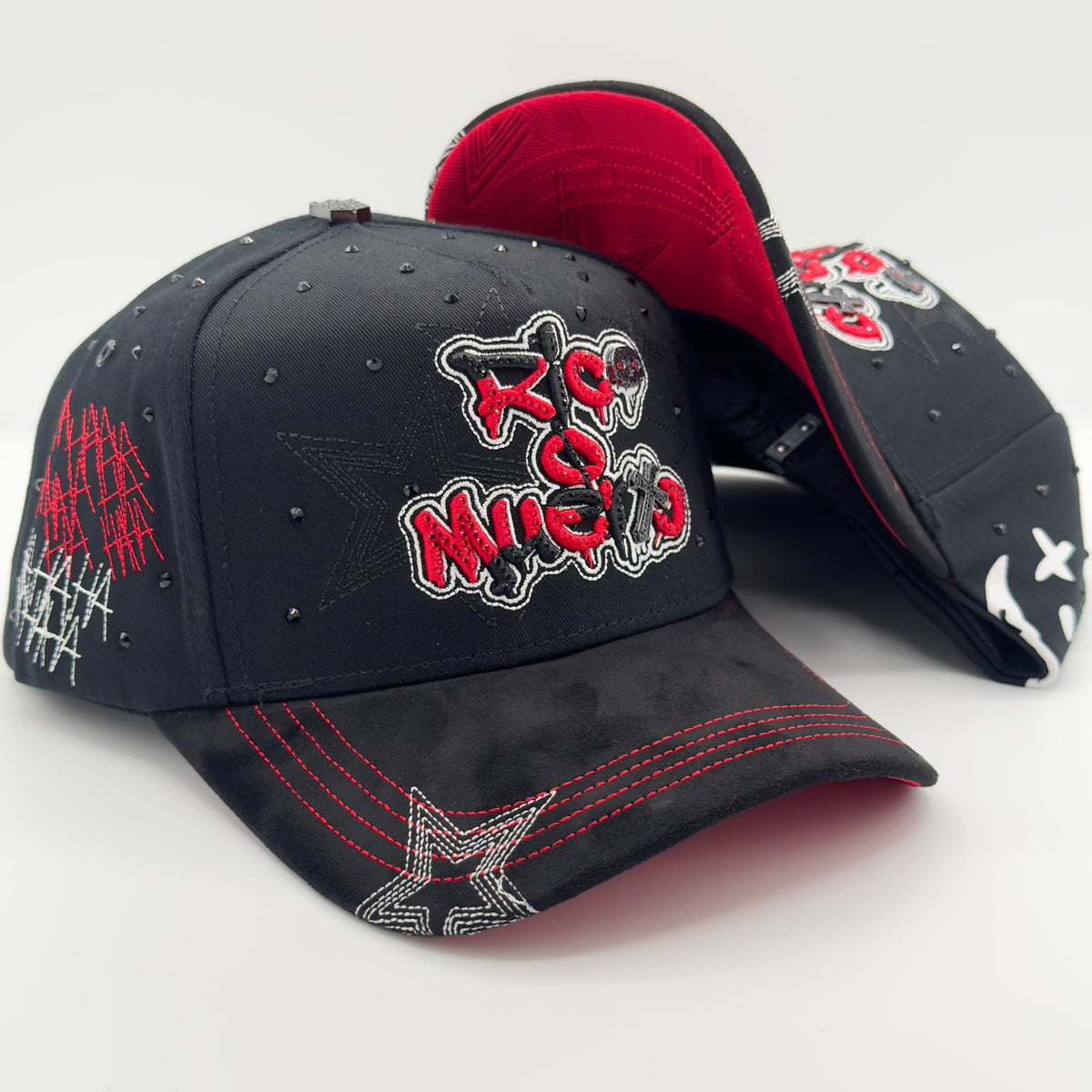 Rico o Muerto Diamonded Black Cap