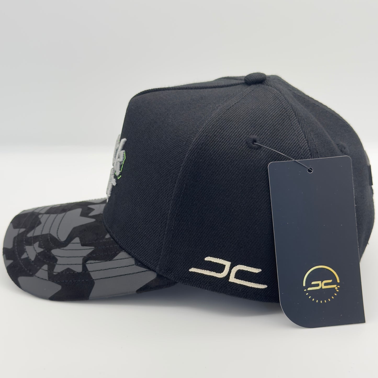 Black/Gray Rockstar Cap
